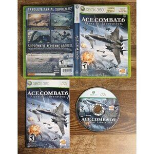 Ace Combat 6: Fires of Liberation (Microsoft Xbox 360, 2007) CIB Tested
